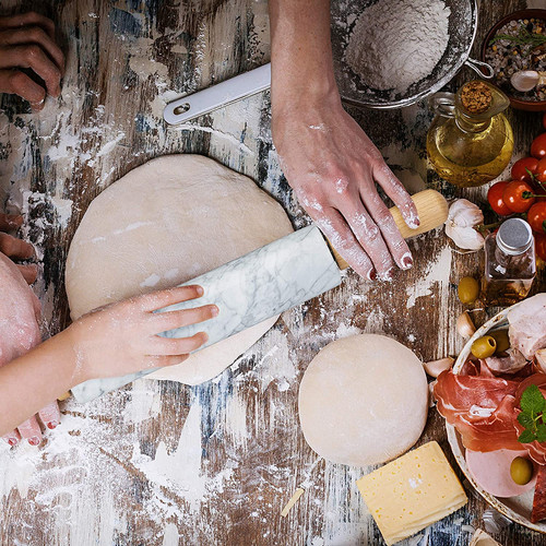 Marble rolling pin for baking - rolling,