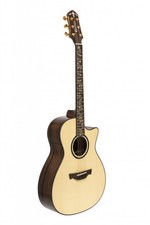 Crafter Cutaway Orchestral Electro Acoustic Guitar, Natural STG T28CE PRO