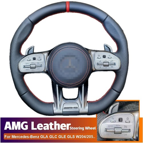 Amg leather steering wheel - leather,