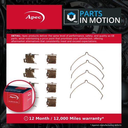 Brake pad fitting - brake, fits