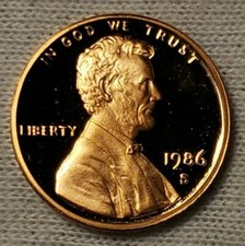1986 S Proof Cent Lincoln
