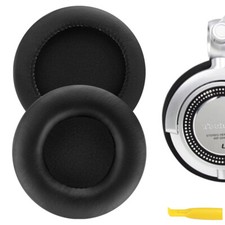 Geekria Replacement Ear Pads for Technics RP-DH1200 DJ Headphones (Black)