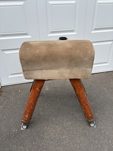 Vintage vaulting pommel horse - vintage,