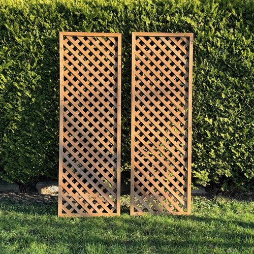 Wooden garden trellis panels - garden,