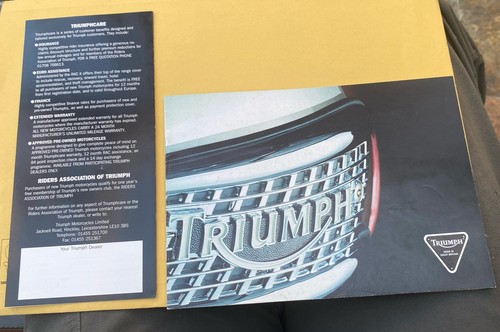 1996 triumph motorcycle - 1996, range