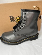 DR MARTENS 1460 VEGAN BOOTS UK SIZE 5 EU 38 DMS DOCS  GUNMETAL 26947029