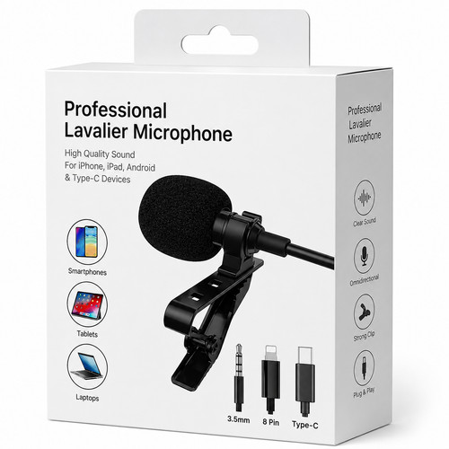 Pro lavalier lapel - lavalier, stereo