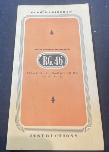 Bush radiogram rg46 - radiogram,