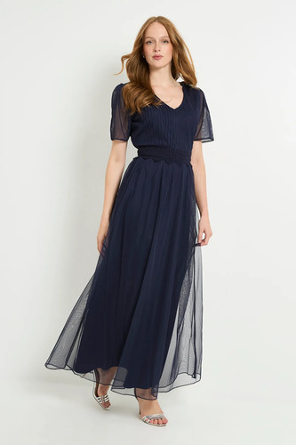 Wallis navy maxi - maxi, womens