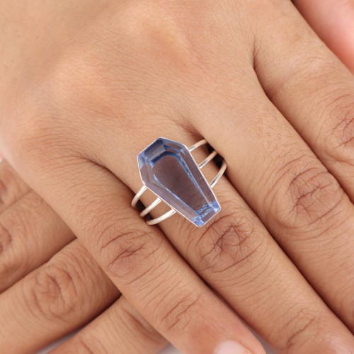 Rare tanzanite gemstone - tanzanite, 925
