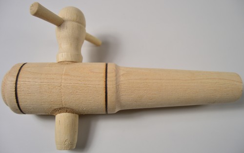 Wooden water butt tap - butt, 10"