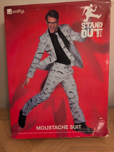 Smiffys moustache stand out - moustache,