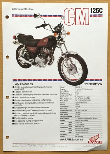 Honda cm125c lightweight - cm125c,
