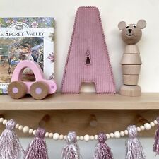 Corduroy Letters, Wall Letters