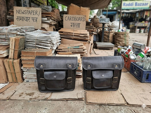 Vintage goat leather - leather, motorbike