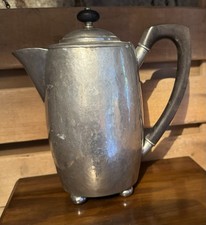 Vintage Pewter Metal LIBERTY Tudric Coffee Pot - Aged Metal Coffee Pot #SPR212