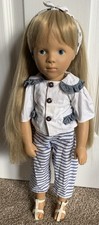 Gotz Sylvia Natterer Long Blonde Hair Vinyl Doll 18”