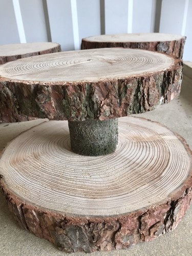 Two tiered rustic log - ,