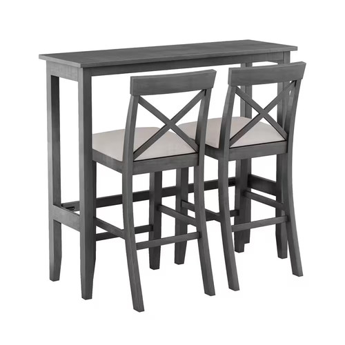 Farmhouse piece gray - 3-piece, wood