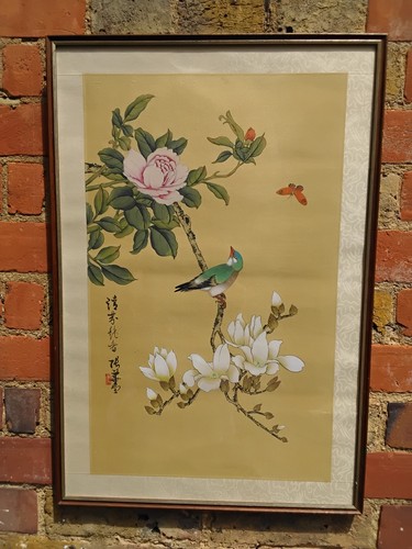 Vintage chinese painting - vintage,