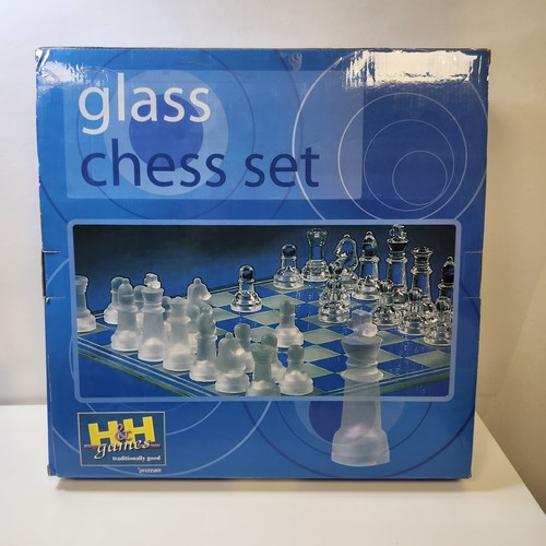 Games glass chess - h&h, |