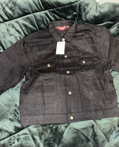 Supreme jacquard logos denim - supreme,