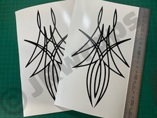 Pinstripe design stickers - pinstripe,