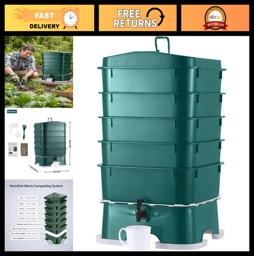 Tray worm composter bin - worm,