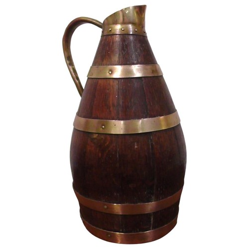 Antique french coopered cider - coopered,