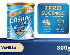 1 Cans Abbott Ensure Gold Zero Sucrose (Vanilla) 800g EXPRESS SHIPPING DHL