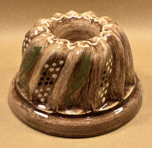 Vintage brown handpainted - vintage,