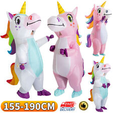 Halloween Cosplay Adult Inflatable Unicorn Costume Set Blow up Party Fancy Dress