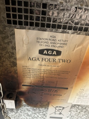 Aga two four module - four, black