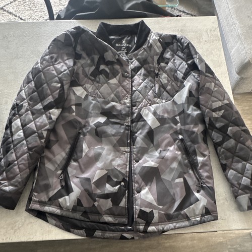 Spyder grey black geometric - spyder,