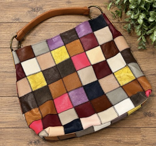 Genuine leather patchwork - genuine,