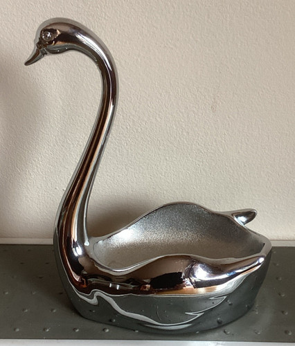 Vintage silver tone metal - silver-tone,
