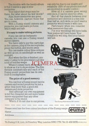 Eumig makrosound cine - 'makrosound, 80'