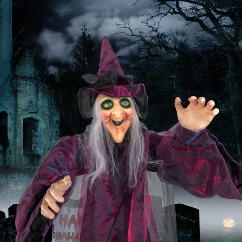 Halloween talking witch - halloween,