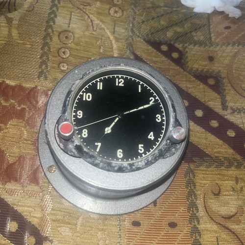 Military soviet cockpit - military, clock