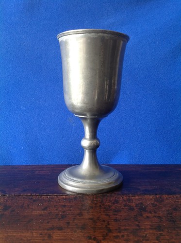 Antique pewter chalice 19th - pewter,