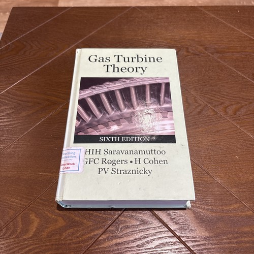 Gas turbine theory hardcover - theory,