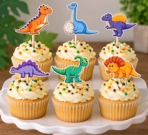 Dinosaur cupcake cake - dinosaur,