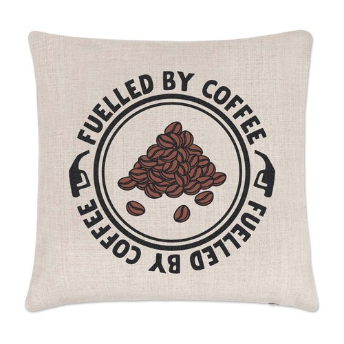 Fuelled coffee cushion - by,