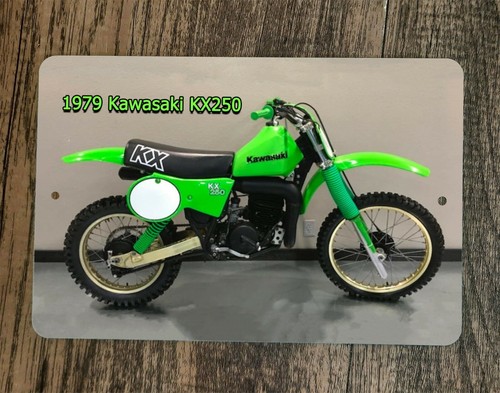 1979 kawasaki kx250 - 8x12, metal