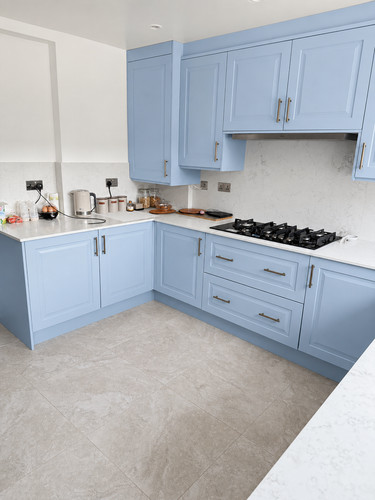 Brand new painted baby blue - new,