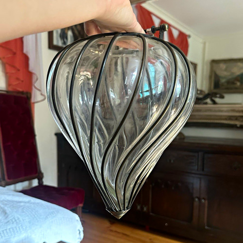 Vintage murano style caged - murano,