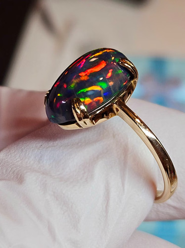 Natural ethiopian fire opal - natural,