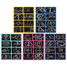 40Pcs Metal Montessori Puzzle