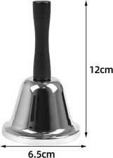 Silver Metal Tea Hand Bell