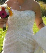 wedding dress size 12-14 used